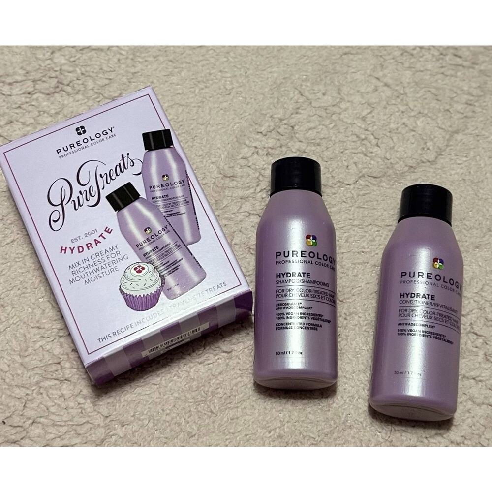 Pureology Hydrate‎ Shampoo & Conditioner - 1.7 Oz - Duo Travel Size Set